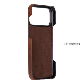 Ultimate Jacket lederen hoesje voor iPhone 17 Pro Max