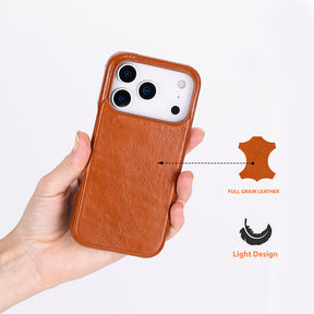 Ultimate Jacket lederen hoesje voor iPhone 17 Pro