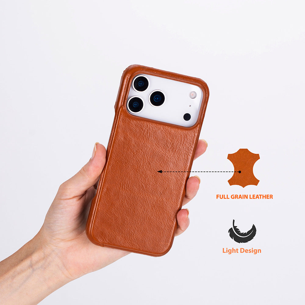 Ultimate Jacket lederen hoesje voor iPhone 17 Pro Max