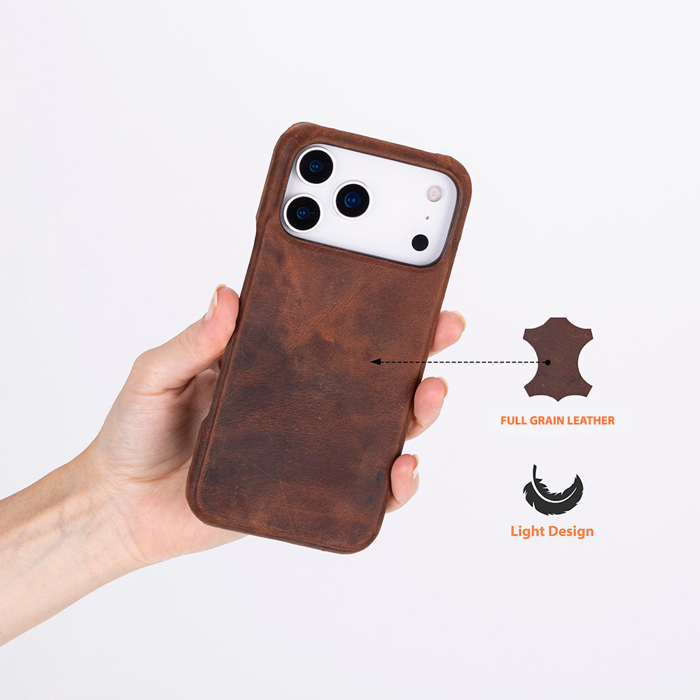 Ultimate Jacket lederen hoesje voor iPhone 17 Pro Max