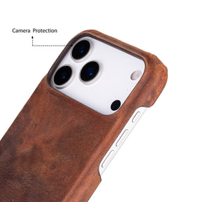 Ultimate Jacket lederen hoesje voor iPhone 17 Pro Max