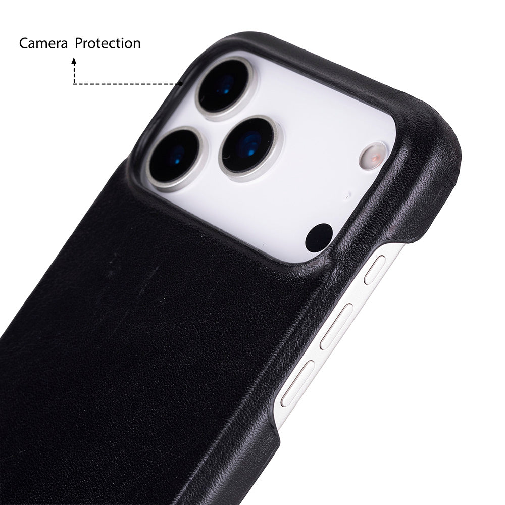 Ultimate Jacket lederen hoesje voor iPhone 17 Pro Max