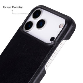Ultimate Jacket lederen hoesje voor iPhone 17 Pro Max