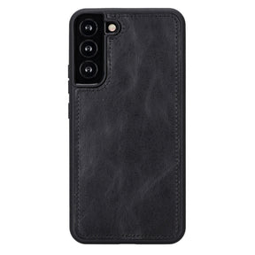 Magische Samsung Galaxy S23-Serie, abnehmbare Echtleder-Brieftaschenhülle – MW