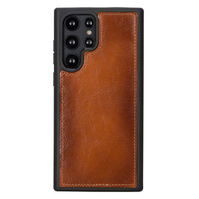 Magische Samsung Galaxy S23-Serie, abnehmbare Echtleder-Brieftaschenhülle – MW