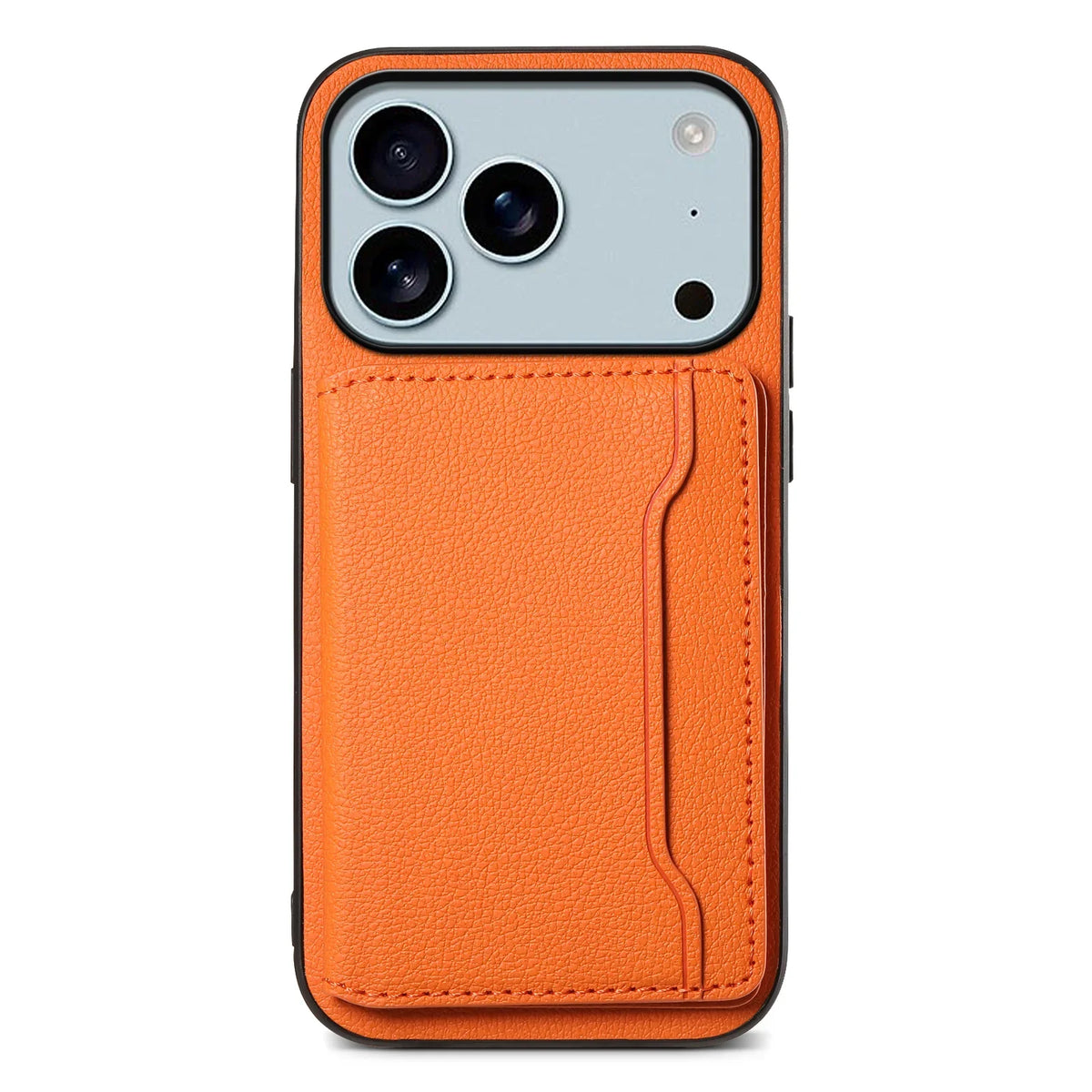 iPhone hoesje van vegan leer met magnetische sluiting