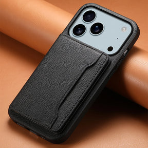 Slank iPhone hoesje met geïntegreerd vak voor een betaalkaart