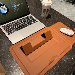 Laptophoes met ruimte voor laptop en werkaccessoires