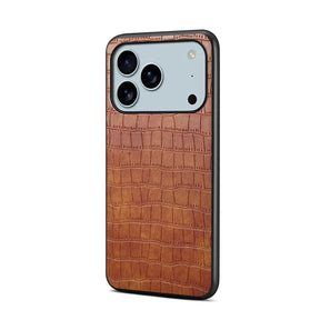 3D telefoonhoesje met PU-leerlook voor iPhone 17, 16, 15 en 14
