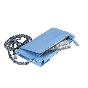 Avjin Umhängetasche aus Leder, kompatibel mit Handys bis zu 6,9 Zoll