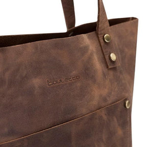 Moon Damen-Einkaufstasche aus echtem Leder
