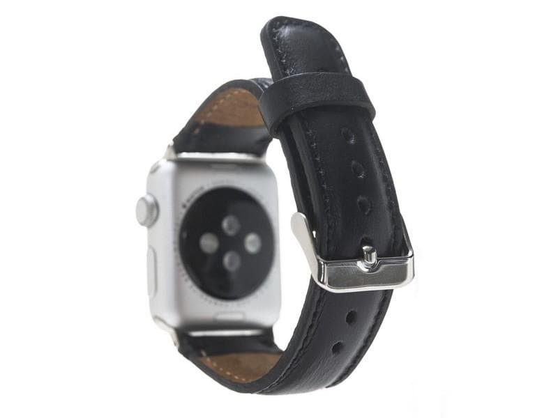 Klassisches Apple-Watch-Armband aus echtem Leder 