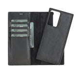 Magische Samsung Galaxy Note 20-Serie, abnehmbare Echtleder-Brieftaschenhülle – MW
