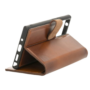 Magische Samsung Galaxy Note 20-Serie, abnehmbare Echtleder-Brieftaschenhülle – MW