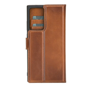 Magische Samsung Galaxy Note 20-Serie, abnehmbare Echtleder-Brieftaschenhülle – MW