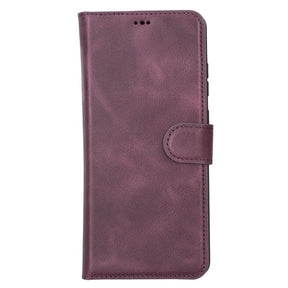 Magische Samsung Galaxy S20-Serie, abnehmbare Echtleder-Brieftaschenhülle – MW