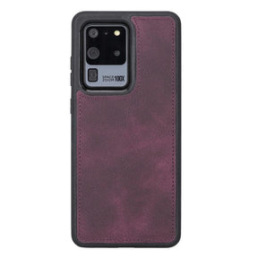 Magische Samsung Galaxy S20-Serie, abnehmbare Echtleder-Brieftaschenhülle – MW
