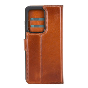 Magische Samsung Galaxy S20-Serie, abnehmbare Echtleder-Brieftaschenhülle – MW