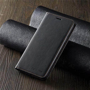 Leren Fliphoesje Voor iPhone 11 Met Kaartvak