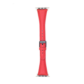 Leren Bandje Apple Watch S - Ferrari Rood - Oblac