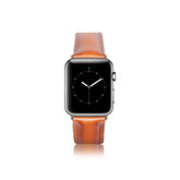 Leren Bandje Apple Watch - Cognac Bruin - Oblac