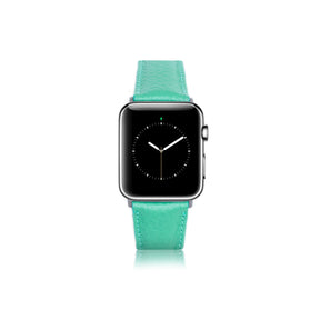 Leren Bandje Apple Watch - Gras Groen - Oblac