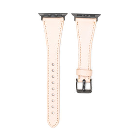 Leren Bandje Apple Watch S - Amarant Roze - Oblac
