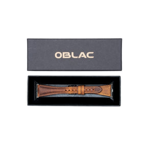 Leren Bandje Apple Watch S - Antiek Bruin - Oblac