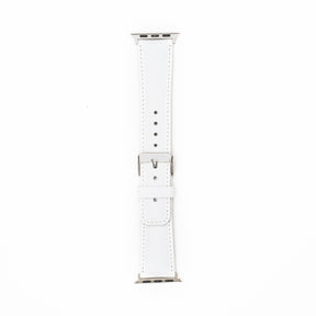 Leren Bandje Apple Watch - Sneeuw Wit - Oblac