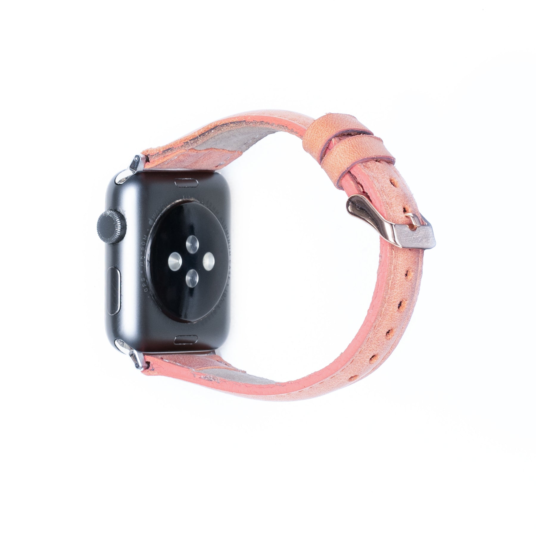 Leren Bandje Apple Watch S- Salmon Roze - Oblac
