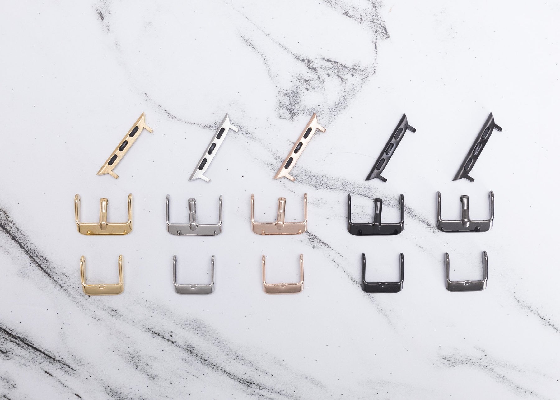 Leren Bandje Apple Watch - Harbor Grijs - Oblac